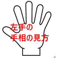 手相　左手　見方