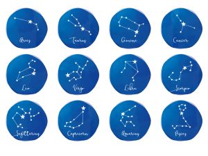 １２星座早見表