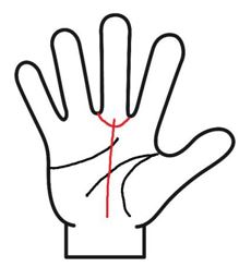 土星環と運命線