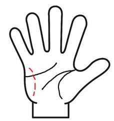 直感線が切れ切れ